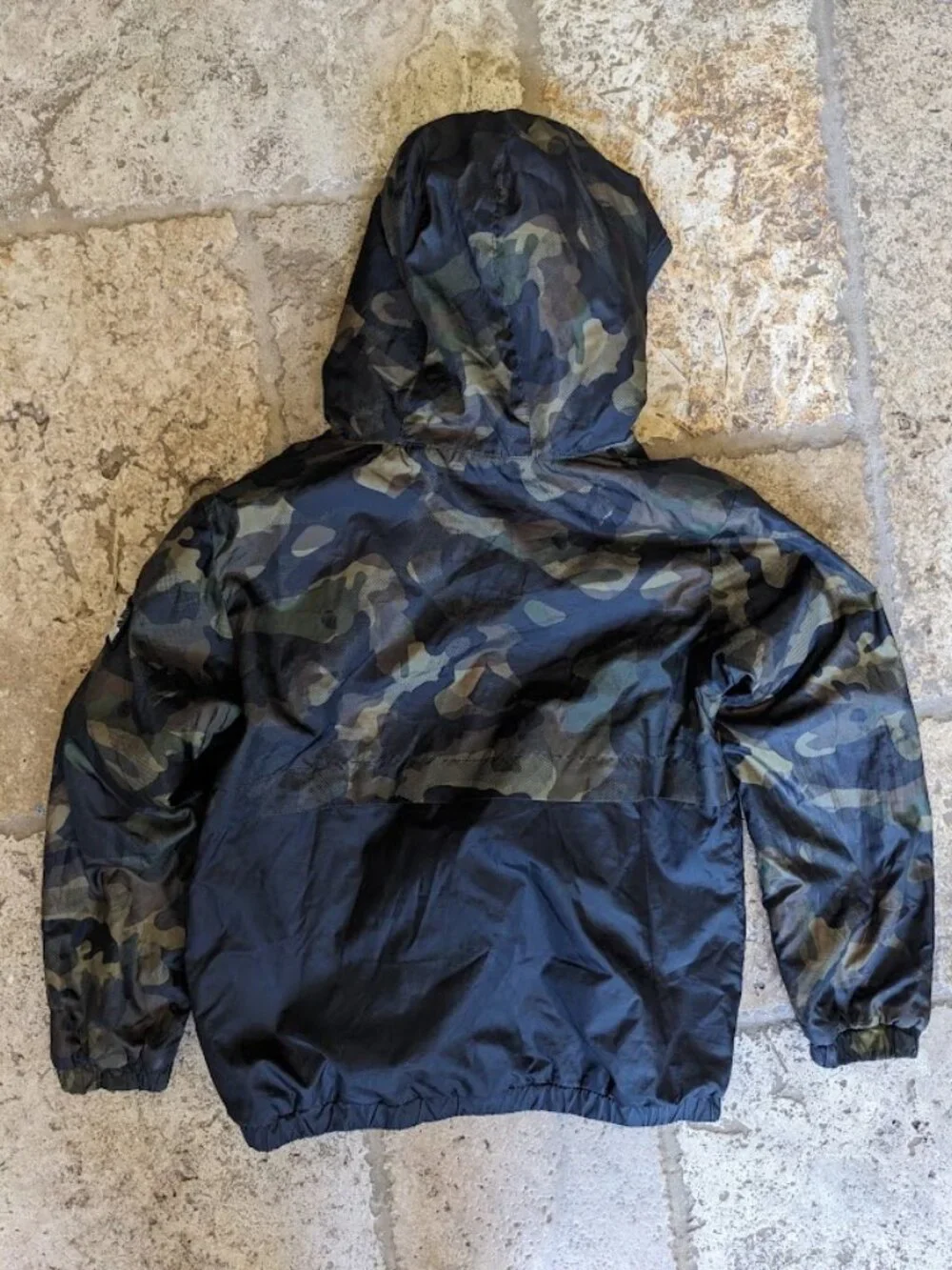 EUC NIKE CAMO WATERPROOF FLEECE LINED JACKET SIZE 6-7